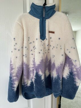 Simply Southern Cozy Sherpa with Winter Alpine Print